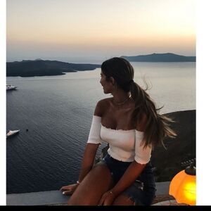 Ribbed Off The Shoulder Top